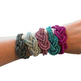 ATG Crystal Knot Magnetic Clasp Bracelets