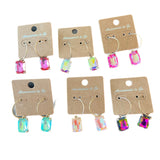 ATG Crystal Hoop Earrings