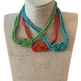 ATG Crystal Knot Necklaces