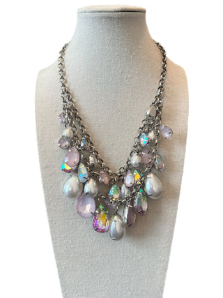 ATG Layered Teardrop Crystal Necklaces