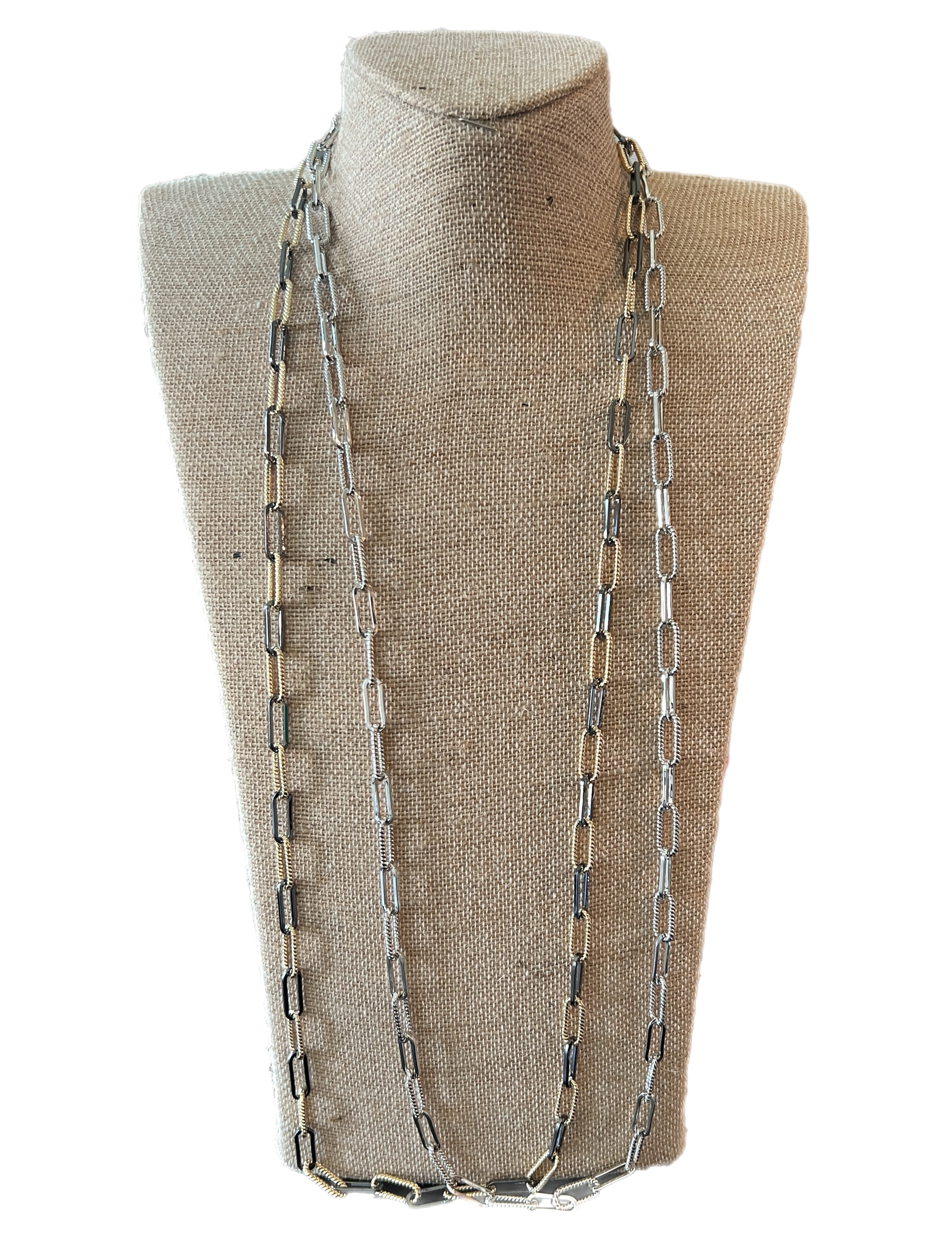 ATG Paperclip Long Necklaces