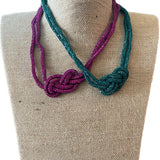 ATG Crystal Knot Necklaces