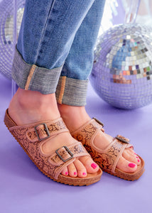 Berry Sandals by Very G - Light Tan - FINAL SALE