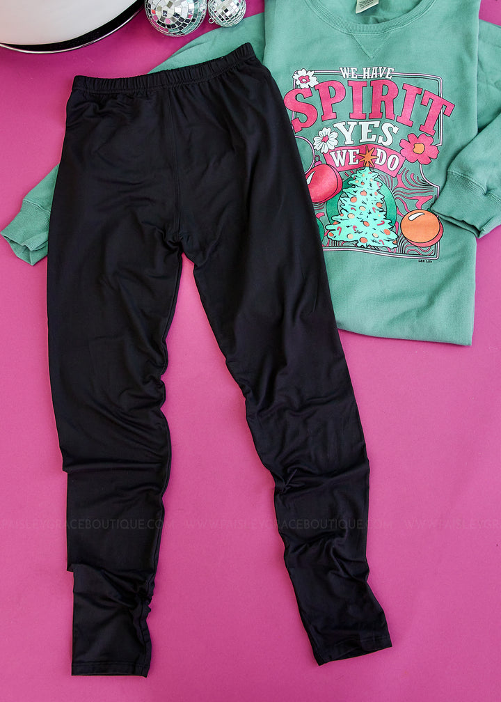 Brinley Basic Butter Soft Leggings - Black DOORBUSTER