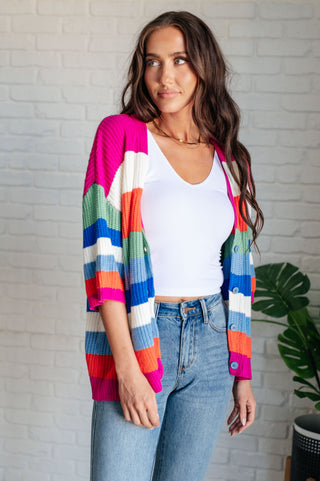 Bold Flirt Button Down Cardigan - MONDAY MAGIC