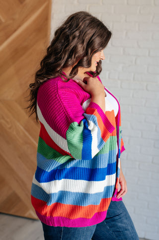 Bold Flirt Button Down Cardigan - MONDAY MAGIC