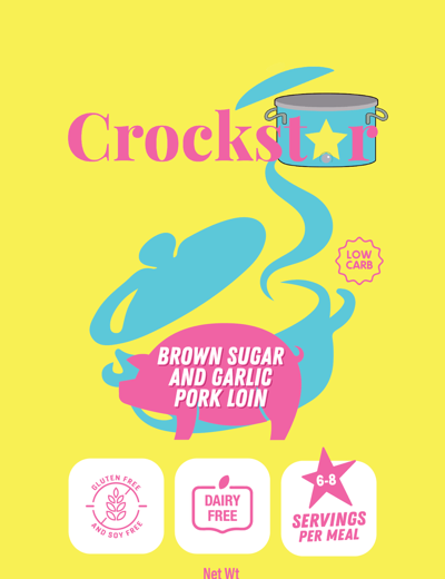 PREORDER -  Crockstar - Brown Sugar & Garlic Porkloin