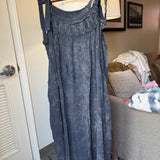 Black Acid Wash Dress