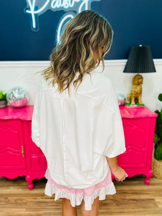 Island Cotton Top - White - FINAL SALE