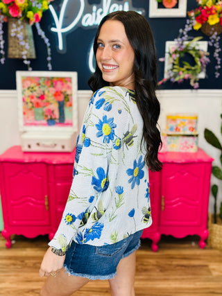 Busy Bloom Top