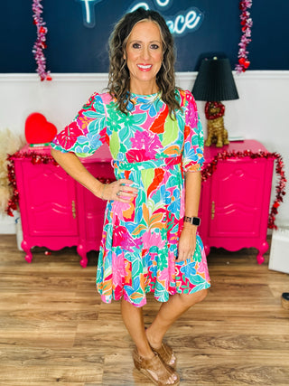 Tied In Blooms Dress