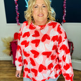 Fluttering Hearts Top - FINAL SALE