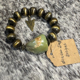 Sandra Ling Real Turquoise Bracelet - CIJ 47