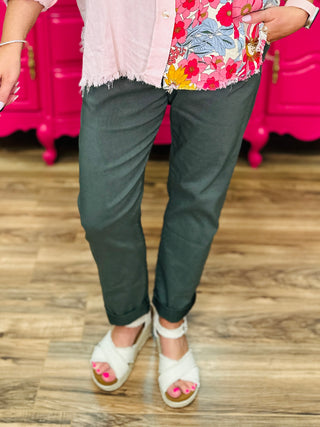 Magic Pants - Dark Olive