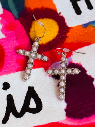 Tinsley Cross Earrings - 2 Styles