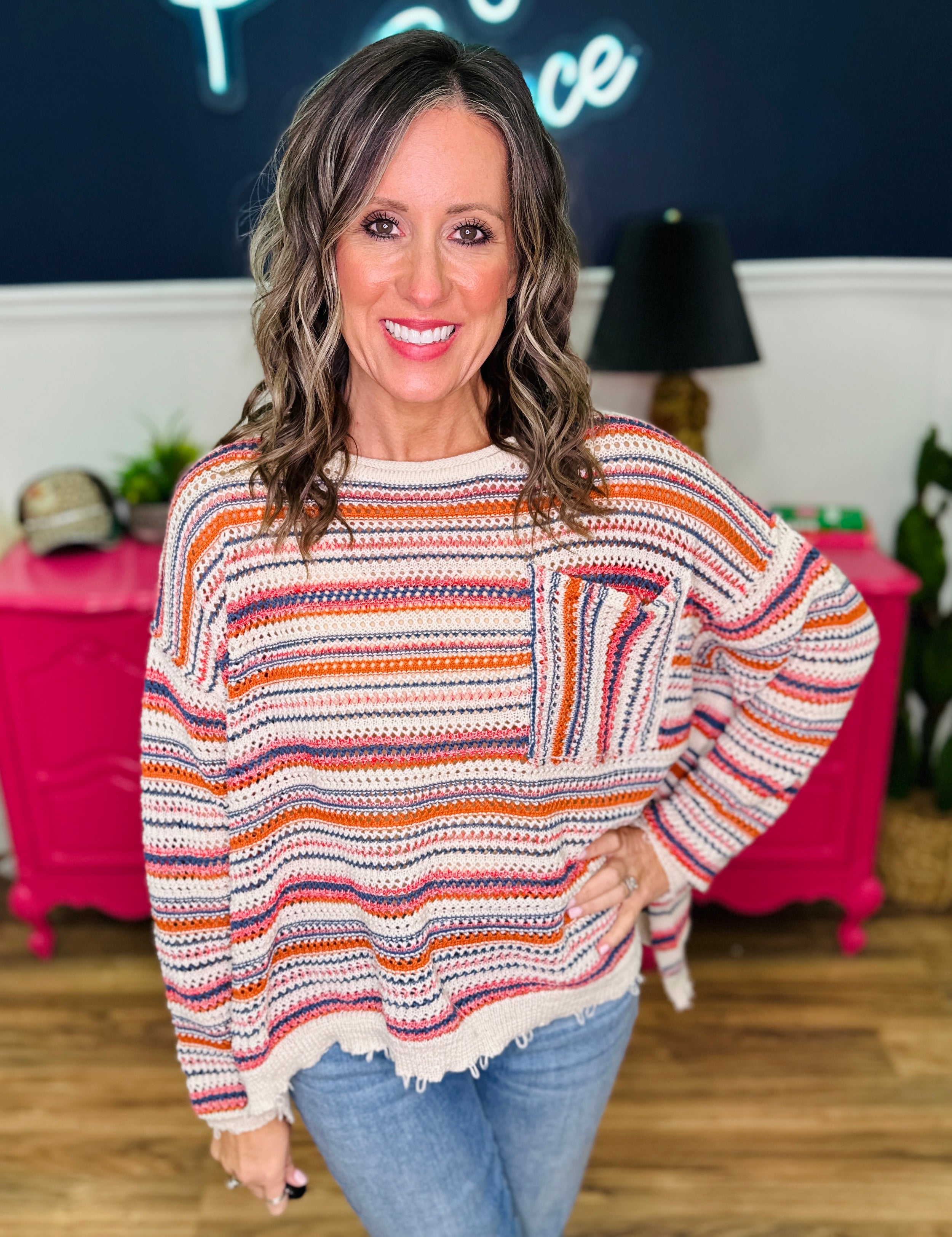 Multicolor Thread Knit Sweater - FINAL SALE