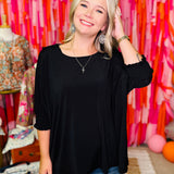 Pretty Little Detour Top - Black