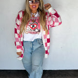 Notes Written In Blush Cardigan - FINAL SALE