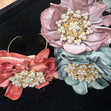 Brass Flower Bling Cuff - 3 Colors - PREORDER