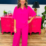 Sweet Tea Sundays Top - Fuchsia - LAST ONES FINAL SALE