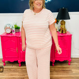 Comfy Cozy Chic Set - Cream/Pink* FINAL SALE *