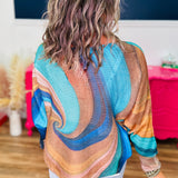 Sun & Sea Swirl Knit Top - LAST ONES FINAL SALE