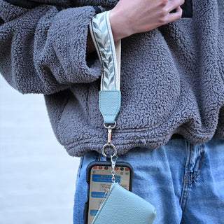 Clip & Go Strap w/RFID Pouch Leaf Pattern  - PREORDER