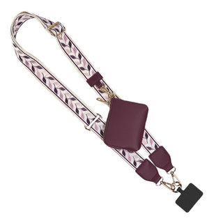 Clip & Go Strap w/RFID Pouch Leaf Pattern  - PREORDER