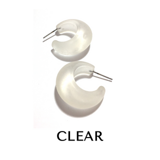 Chunky Snail Shell Hoop Earrings  - PREORDER