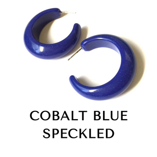 Lucille Lucite Hoop Earrings