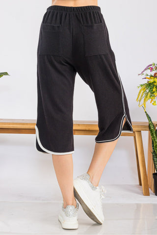 Urban Rib Capri Joggers - 2 Colors