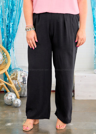 Love Letter Pants - Black - LAST ONE FINAL SALE