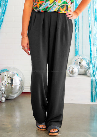 Love Letter Pants - Black - LAST ONE FINAL SALE