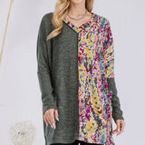 Reversed Overlock V-Neck Top