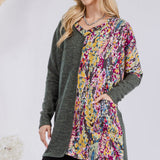 Reversed Overlock V-Neck Top