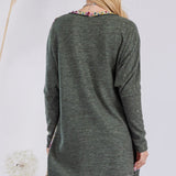 Reversed Overlock V-Neck Top