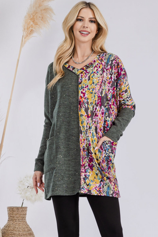 DEAL - Beauty On Your Side Top - Olive