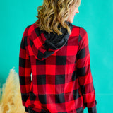 Signature Move Top - Red Plaid* FINAL SALE *
