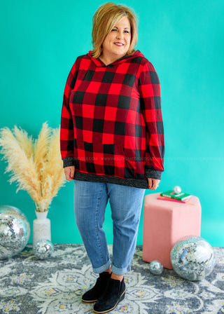 Signature Move Top - Red Plaid - FINAL SALE