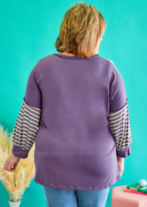 Can't Hold Back Top - Purple - FINAL SALE