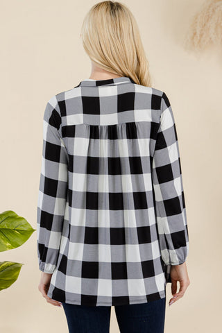 Mad For Plaid Top - 2 Colors  - PREORDER