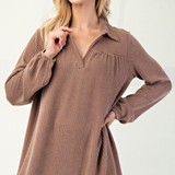 See Your Dreams Top - Brown - FINAL SALE