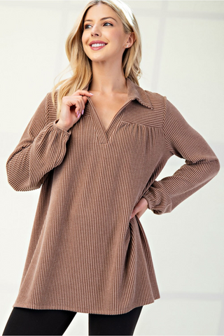 See Your Dreams Top - Brown