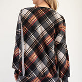 Plaid To The Bone Top - FINAL SALE