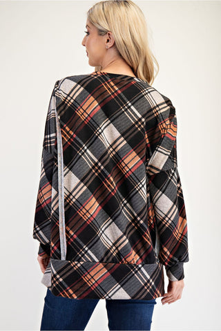 Plaid To The Bone Top - PREORDER