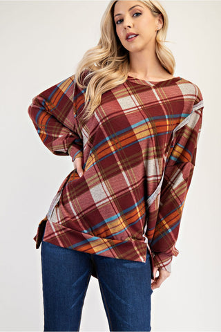 Plaid To The Bone Top - PREORDER