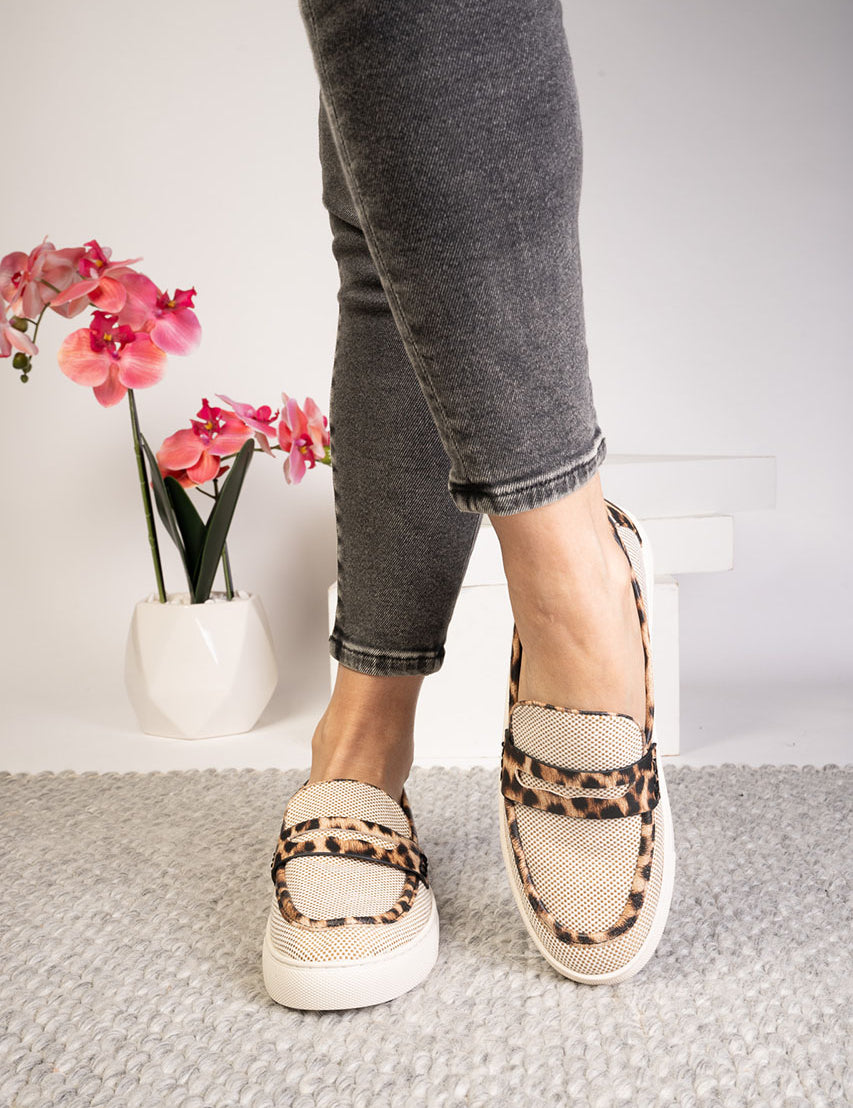DEAL Group Chat Loafers - Leopard Combo - PREORDER - PREORDER