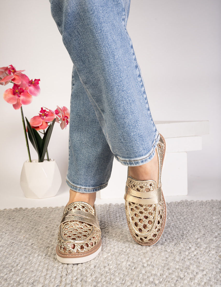 DEAL So Put Together Loafer - Gold - PREORDER - PREORDER