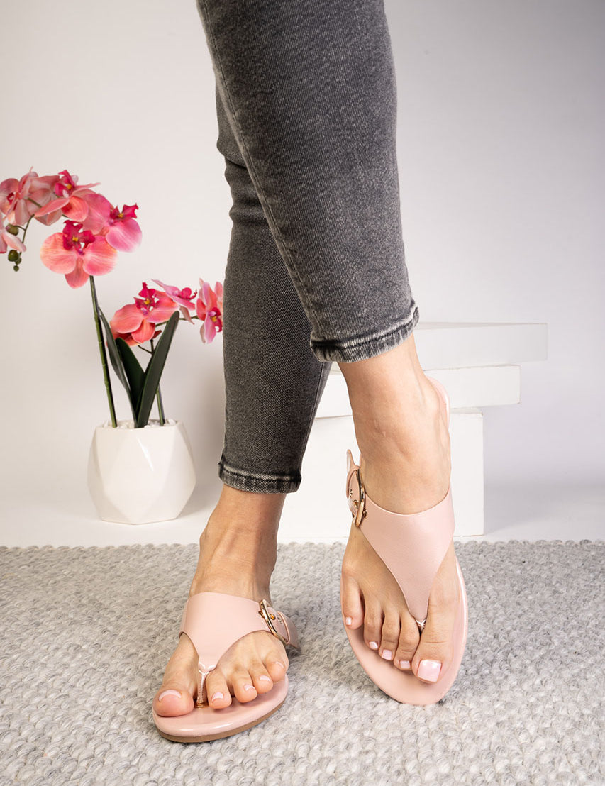 What's The Gossip Sandals  - Blush by Corkys