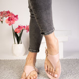 What's The Gossip Sandals  - Blush by Corkys